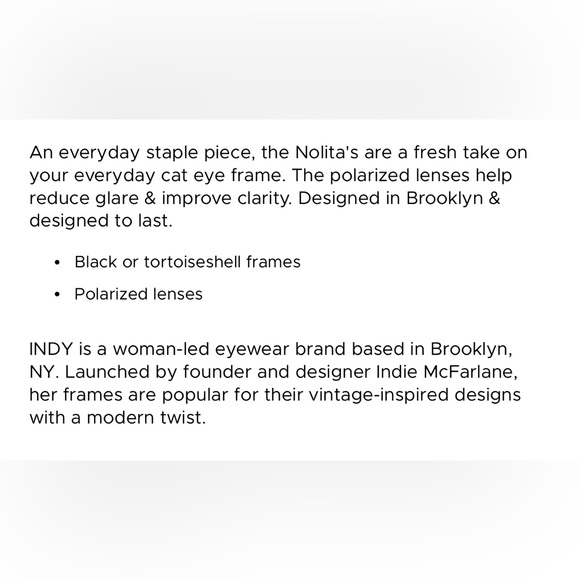 NWT White Slim-Lens Sunglasses, Retro, 50’s, by INDY - Picture 12 of 14